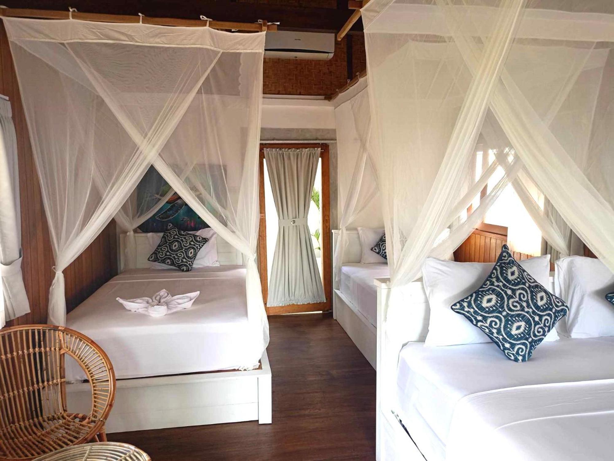 Bintang Tiga Bungalows Gili Air Luaran gambar