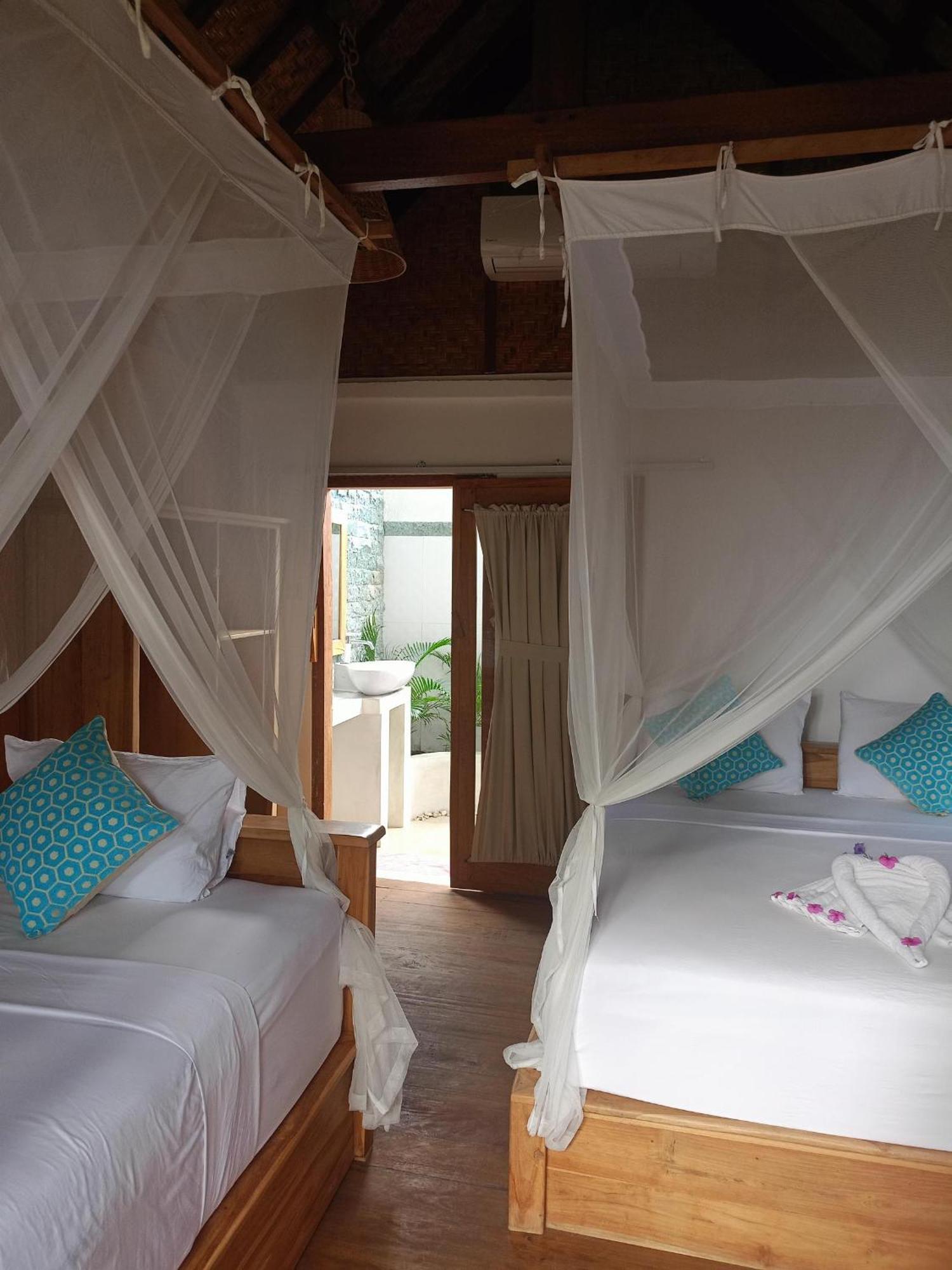 Bintang Tiga Bungalows Gili Air Luaran gambar